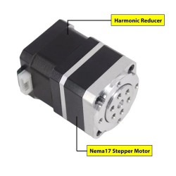 Neme 17 Stepper Motor 42HS4015A4D5 with 30:1 Harmonic Gearbox + TB6600 Stepper Driver