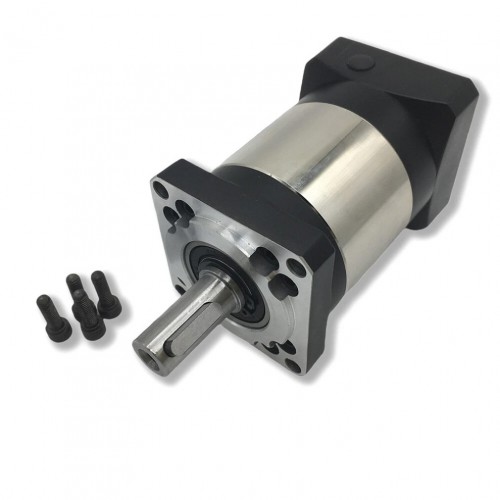 PLF090 Series Nema 34 Planetary Gearbox Ratio 3:1 - 100:1 for NEAM34 Stepper Motor, 80mm Servo Motor 750W