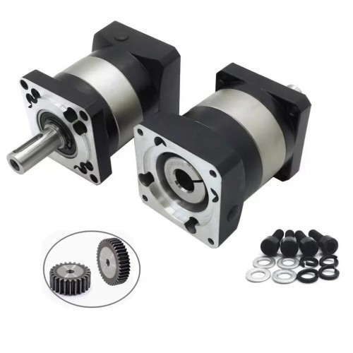 PLF060 Series Nema 23 Planetary Gearbox Ratio 3:1 - 100:1 Fit Nema 23 Stepper Motor / 60mm Servo Motor