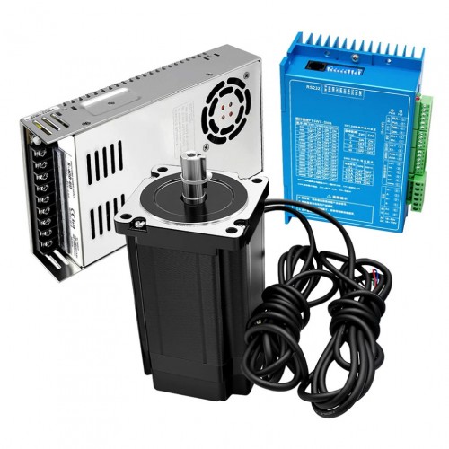 Nema 23 Closed Loop Stepper Motor Kit 57HB250 + HB8080C + S350-24 (Motor + Driver + Power Supply)