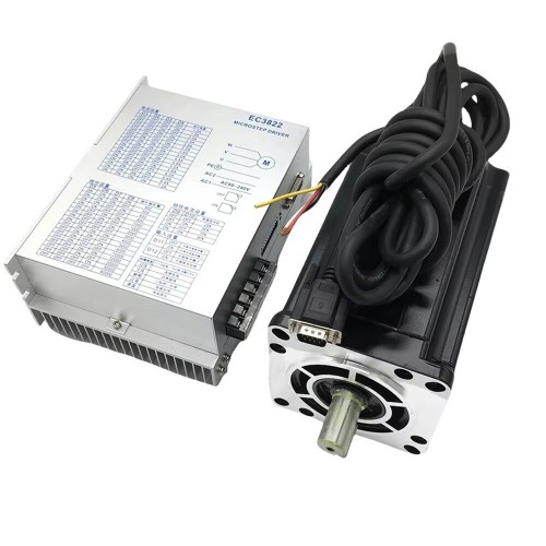 Nema 42 3 Phase Stepper Motor & Driver Kit 110BYG16060A3J19+EC3822 12/16/20Nm 1.2 Deg For Heavy-Duty CNC Milling Machine