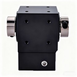 Nema 23 Right Angle Bevel Gearbox 90 Degree Commutator Ratio 2:1/3:1/5:1 for Nema23 Stepper Motor
