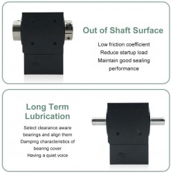 Nema 17 Right Angle Bevel Gearbox 90 Degree Commutator Ratio 2:1/3:1/5:1 for Nema 17 Stepper Motor