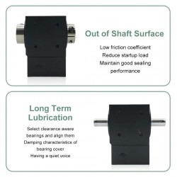 Nema 34 Right Angle Bevel Gearbox Ratio 2:1/3:1/5:1 for NEMA 34 Stepper/ 80mmServo Motor