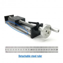 Manual Linear Stage SXG5080 Manual Double Guides Ballscrew Slide Table with Handwheel