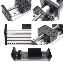Ballscrew Linear Slide SXG5080-1 CNC Linear Motion Stage Fit Nema 17 / Nema 23 Stepper Motors
