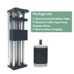 Electric CNC Linear Slide Table OSP001600 Linear Bearing Rail with Stepper Motor