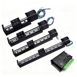 Mini Motorized Linear Stage OSP001602 CNC Sliding Table with Neme 11 Stepper Motor & TB6600 Drver Kit