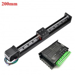Mini Motorized Linear Stage OSP001602 CNC Sliding Table with Neme 11 Stepper Motor & TB6600 Drver Kit