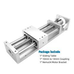 Linear Motion Guide OSP001612 CNC Sliding Table Fit Nema 23/34 Stepper Motor