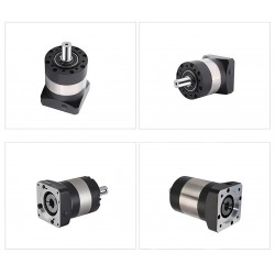 PLE060 Series Nema 23 Planetary Gearbox Ratio 3:1 - 100:1 for NEMA23 Stepper Motor / 200W 400W 60mm AC Servo Motor