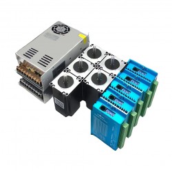 5 Axis Closed Loop Stepper Motor Kit with Nema 23 Motor & Driver & Power Supply
