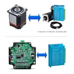 Nema 23 Integrated Closed-loop Stepper Motor OSP001653 1.2Nm/2Nm/2.5Nm/3Nm with Drive & Encoder