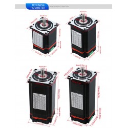 Nema 23 Integrated Closed-loop Stepper Motor OSP001653 1.2Nm/2Nm/2.5Nm/3Nm with Drive & Encoder