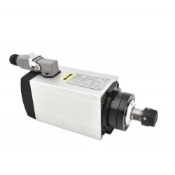 3KW 220V/380V Air Cooled Spindle Motor Kit GDZ80X73-3 + H100-3.7 with Spindle Drives & 13Pcs ER20 Collets