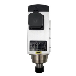 4.5KW 220V/380V Air Cooled Spindle Motor Kit JGF-60-24Z/4.5 + H100-5.5S2/T4 with VFD Drives (Variable Speed Drive) & 13Pcs ER32 Collets