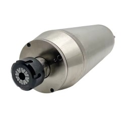 5.5KW 220V/380V Water Cooled Spindle Motor Kit JGD-125-ER32 + H100-5.5 with Spindle Drives + Water Pump + 13Pcs ER32 Collet + Bracket