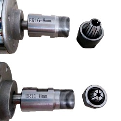 Air Cooled CNC Spindle Motor OSP001714 12V24/V 200W 10000RPM ER11/ ER16 Collet for Small Engraving Machine