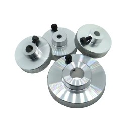 Aluminum Alloy Stepper Motor Handwheel 5mm/ 6.35mm/8mm/14mm for Nema 17 / 23 / 34 Stepper Motor