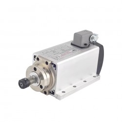 Air Cooled CNC Spindle Motor Huajiang-1.5KW 110V/220V 1.5kW 24000RPM ER11/ER16 Collet 400Hz with Aviation Plug