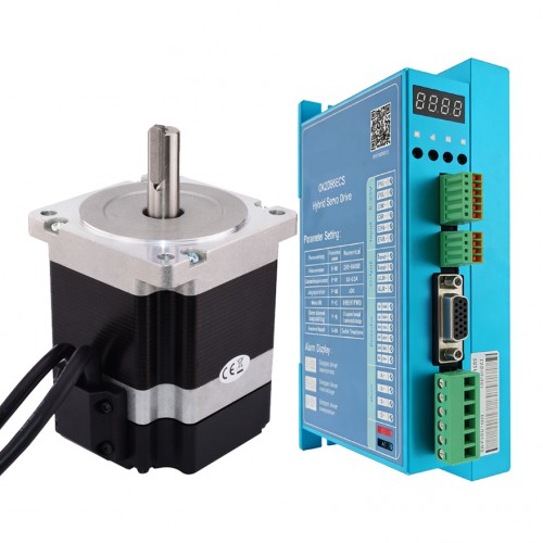 Nema 34 Closed Loop Stepper Motor CNC Kit 34HS31-5504D-E1000+OK2D86ECS 4.5Nm 1 Axis Closed Loop CNC Kit