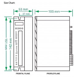 Nema 34 Closed Loop Stepper Motor CNC Kit 34HS31-5504D-E1000+OK2D86ECS 4.5Nm 1 Axis Closed Loop CNC Kit
