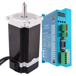 Nema 34 Closed Loop Stepper Motor CNC Kit 34HS59-5004D-E1000+OK2D86ECS 13.0Nm 1 Axis Controller Kit