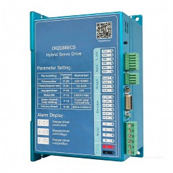 Nema 34 Closed Loop Stepper Motor Controller Kit 34HS38-6004D-E1000+OK2D86ECS 5.8Nm 1 Axis CNC Kit