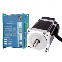 Nema 34 Closed Loop Stepper Motor Kit 34HS46-5004D-E1000+OK2D86ECS 8.5Ncm 1 Axis Closed Loop CNC Kit
