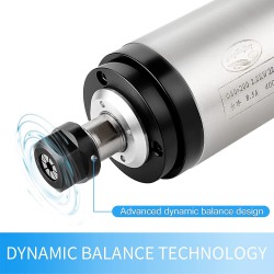2.2kW 110V/220V/380V Water Cooled Spindle Motor Kit OSP001699 with Spindle Drives + Water Pump + 13Pcs ER20 Collet + Bracket