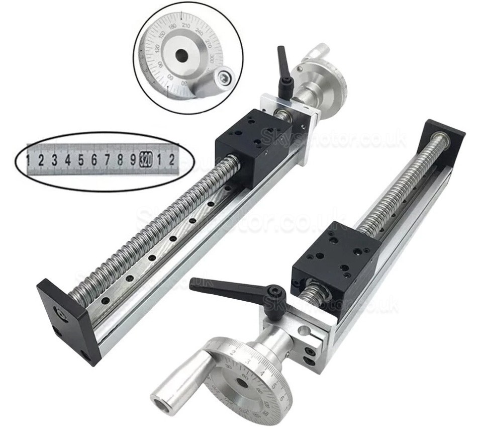 Mini Manual Ballscrew Slide Table DXG6042 CNC Linear Module with Handwheel Mini Manual Ballscrew Slide Table DXG6042 CNC Linear Module with Handwheel