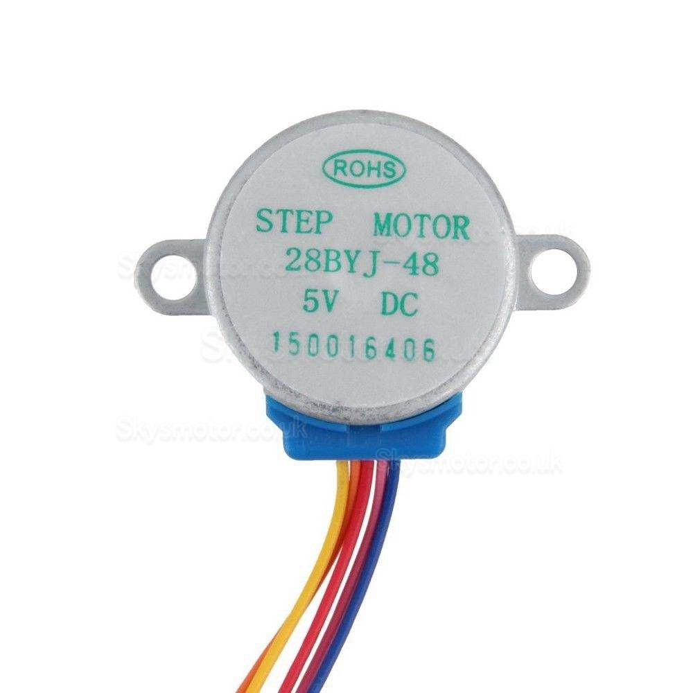 thumbnail interactive-video image 1 of 5x FDM-A 4-Phase Stepper Motor – 5V, 3/4” Shaft, Unbranded, NOS 1 of 2