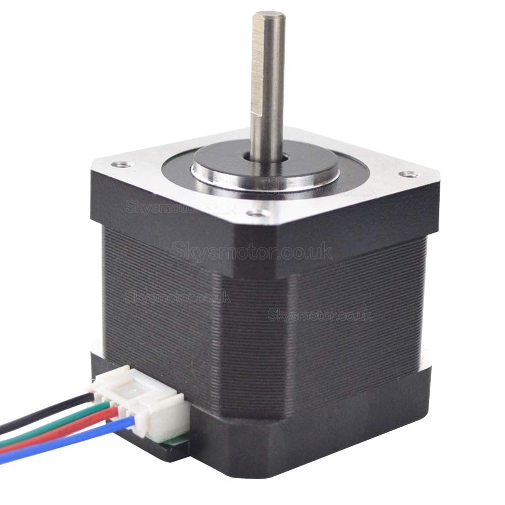 Nema 17 Stepper Motor 1.5A 12V 63.74oz.in  4-Lead 39mm Body W/ 1m Cable and Connector for DIY CNC/ 3D Printer/Extruder 