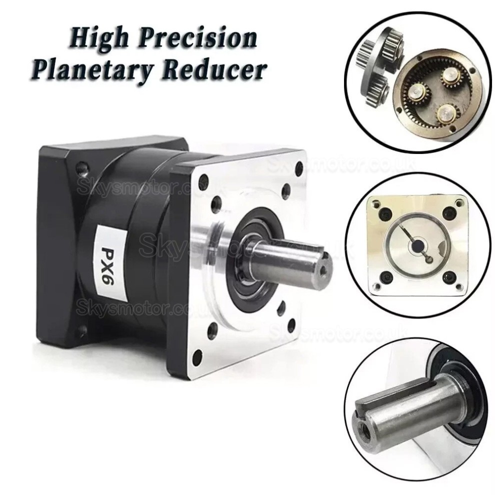 86PX Series Nema 34 Planetary Gearbox Ratio 5:1 - 100:1 for 86mm Stepper Motor