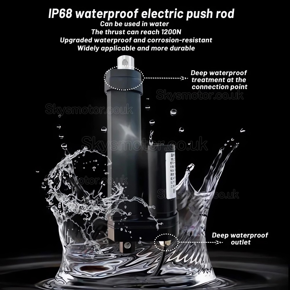 IP68 Submersible Electric Linear Actuator BST-YF-FS 12V Motorized Linear Actuators for Industrial Automation