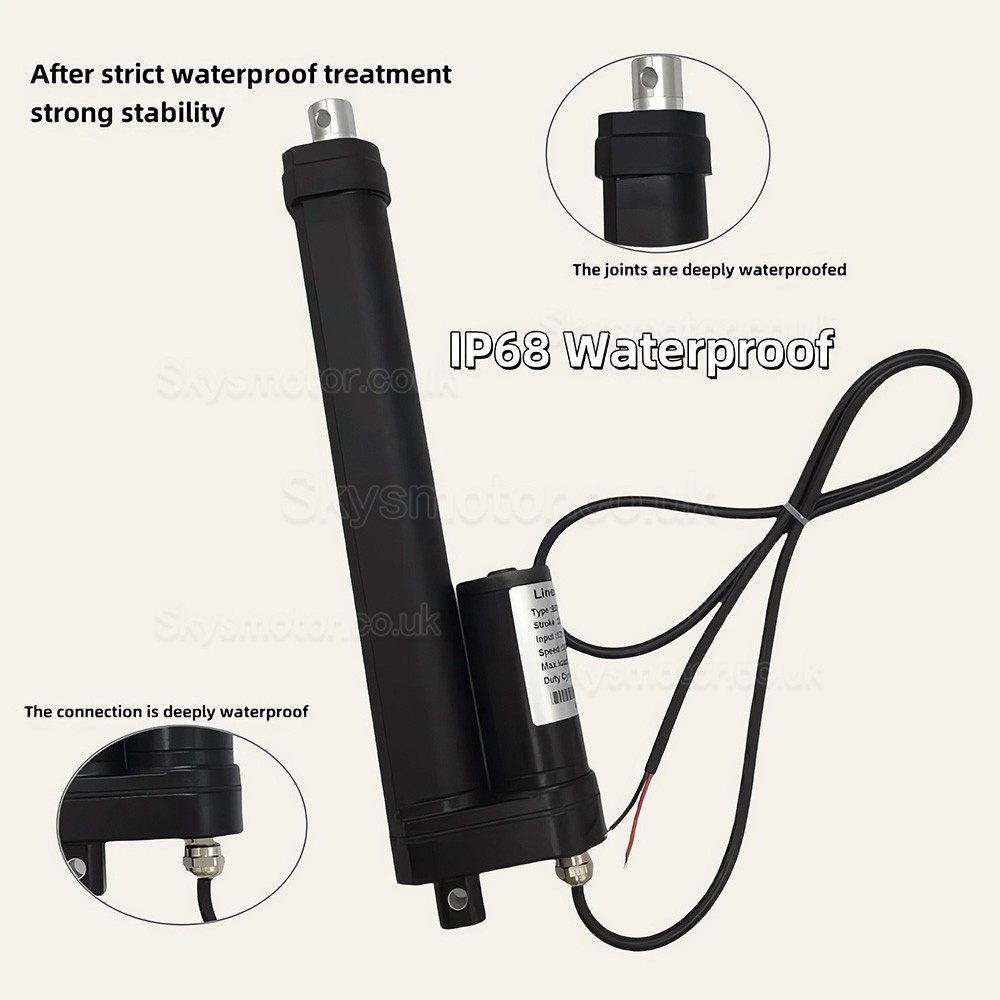 IP68 Submersible Electric Linear Actuator BST-YF-FS 12V Motorized Linear Actuators for Industrial Automation