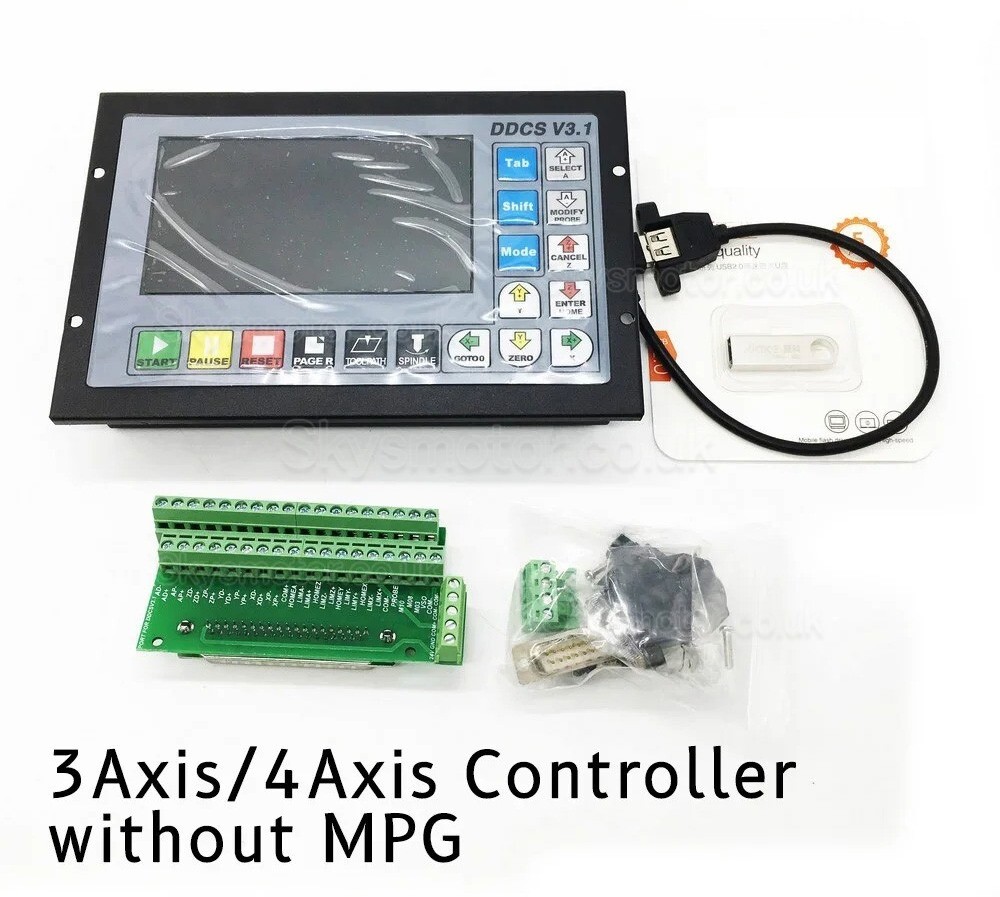 CNC Motion Controller DDCS V3.1 3 Axis / 4 Axis Electronic Numerical Standalone Control 