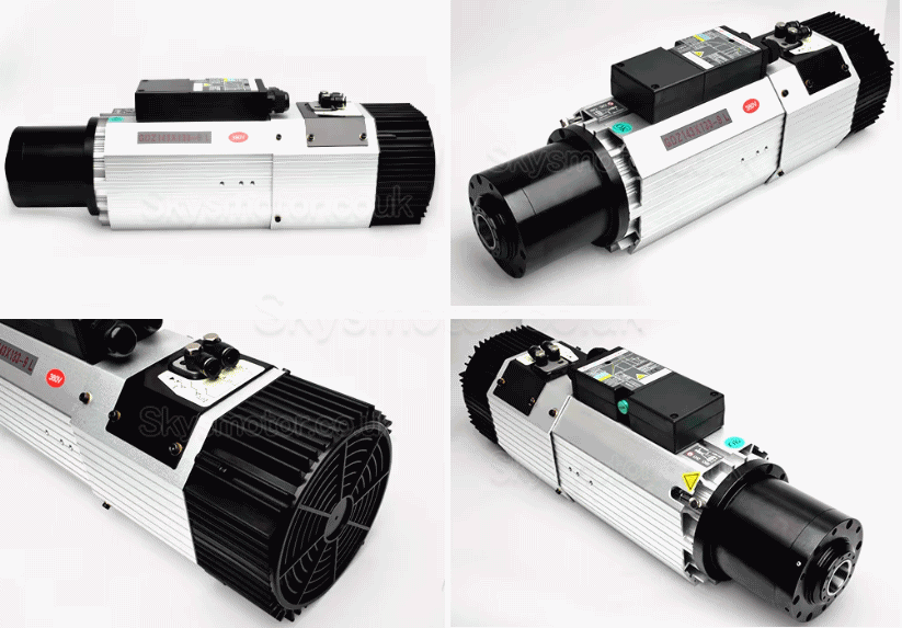 9KW 220V/380V Air Cooled ATC (Automatic Tool Change) Spindle Motor GDZ143x133-9L 400-800Hz 24,000 RPM BT30/ISO30