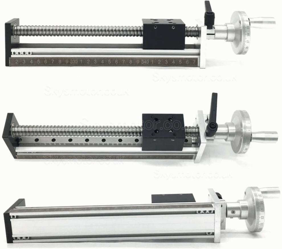 Mini Manual Ballscrew Slide Table DXG6042 CNC Linear Module with Handwheel