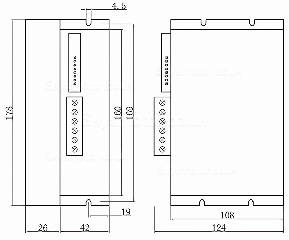 NEMA 34 Stepper Motor & Driver Kit 86BYGH9945A3J14 + EC3522 4.5/8.5/12Nm 3 Phase 1.8 Deg for Mid-Size CNC Milling Machine/Router