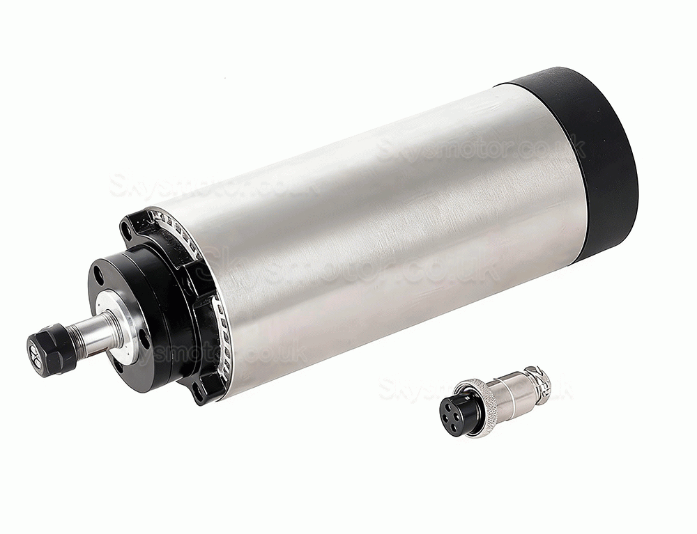 1.5KW 110V/220V Air Cooled CNC Spindle Motor Kit OSP001696 with Spindle Drives (VFD Drives) & 13Pcs ER11 Collet