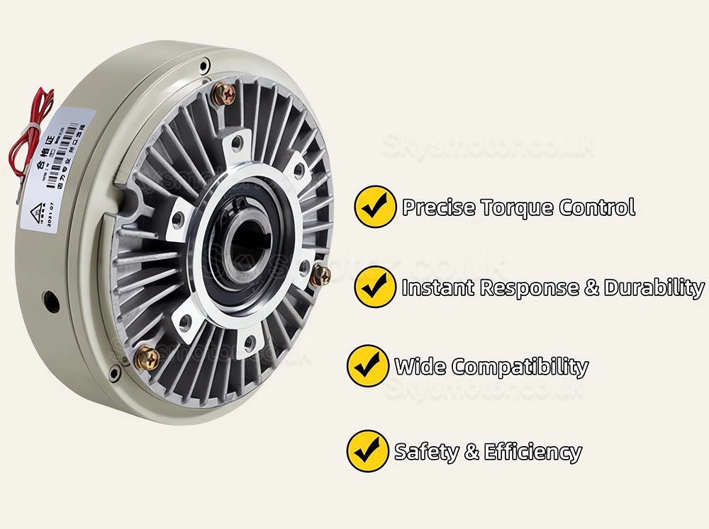 FK-D Series Hollow Shaft Magnetic Powder Brake Kit with SJ-180A Manual Tension Controller