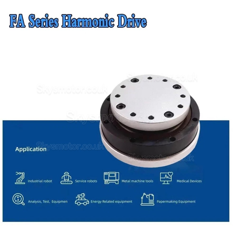 FA Series Harmonic Drive Gearbox Ratio 30:1/50:1/80:1/100:1/120:1 for Servo Motor