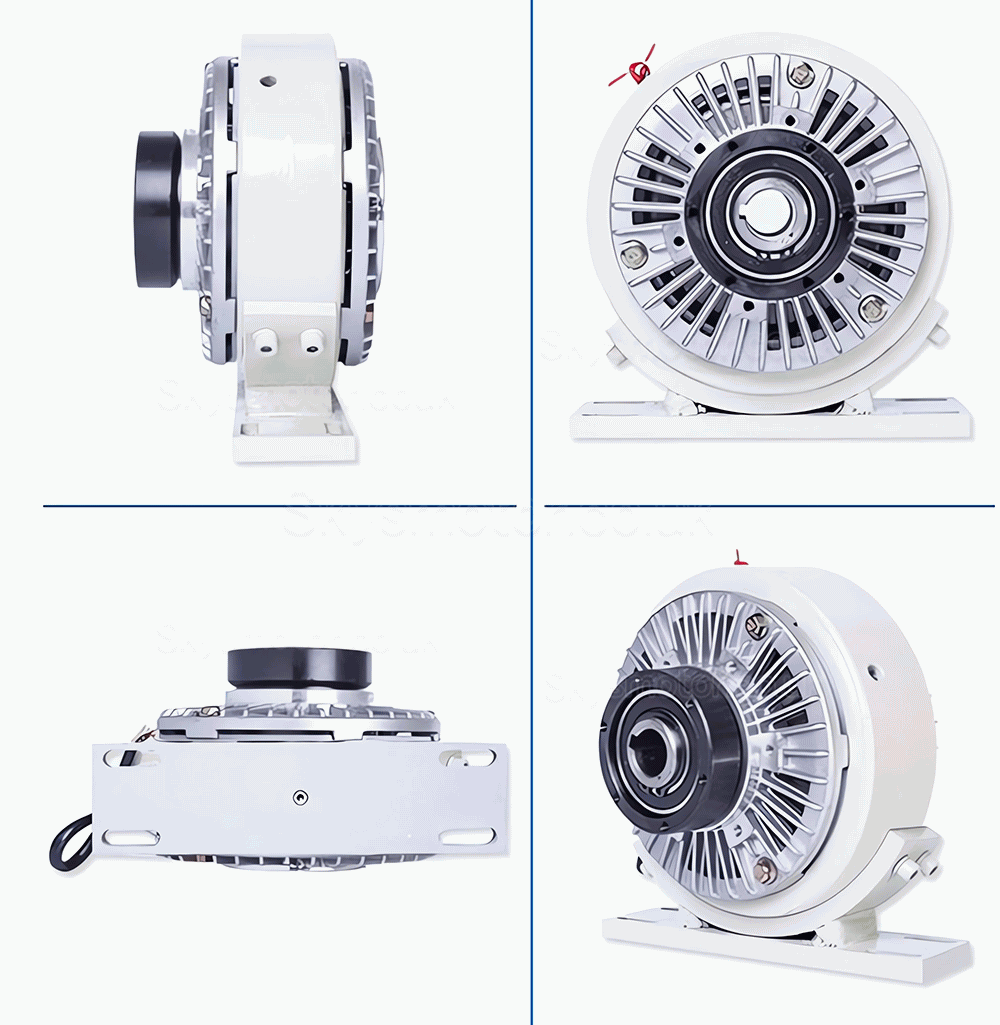 FZ-K-C Series Hollow Shaft Magnetic Particle Clutch, Magnetic Powder Clutch 6-50Nm 24VDC