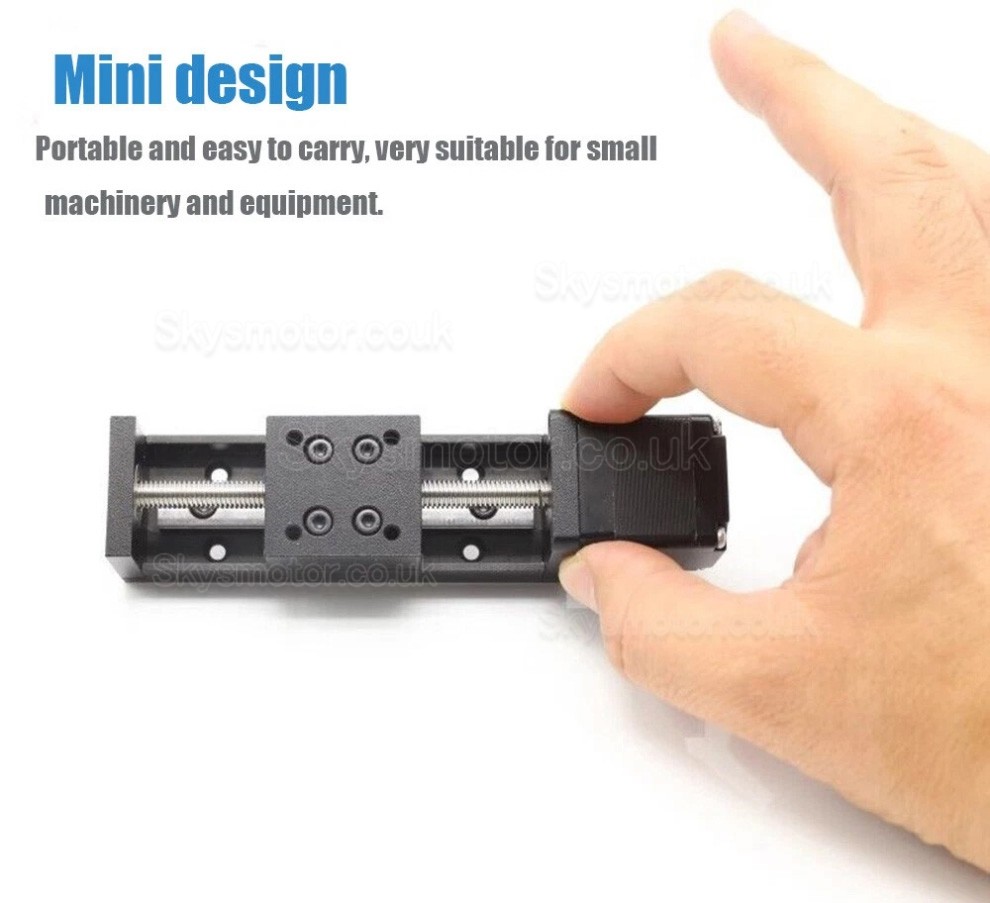 CNC Trapezoidal Screw Slide Table OSP001607 Motorized Linear Stage with Nema 11 Stepper Motor