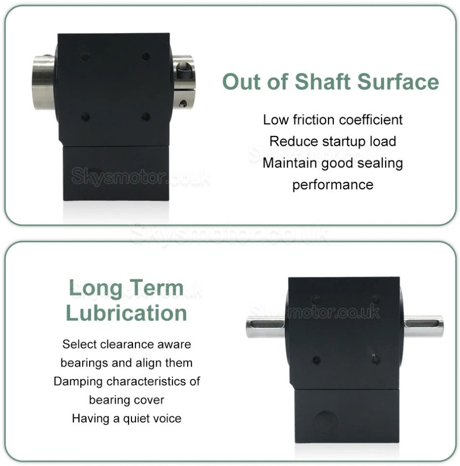 Nema 17 Right Angle Bevel Gearbox 90 Degree Commutator Ratio 2:1/3:1/5:1 for Nema 17 Stepper Motor