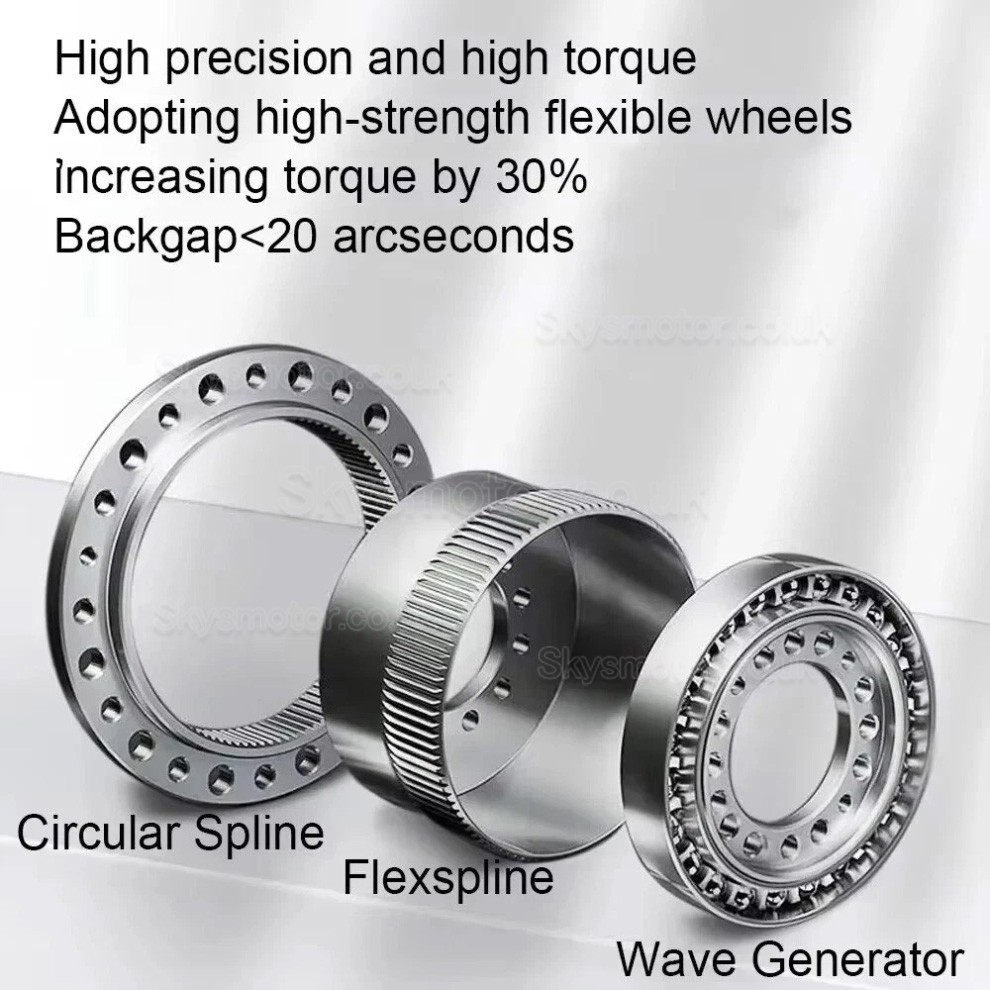 HST Series Harmonic Drive Gearbox Ratio 50:1/80:1/100:/120:1/160:1 20 Arc-sec for Industrial Robot Arm