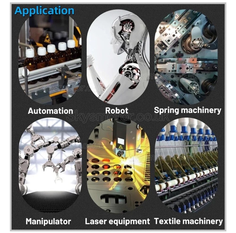 PLE042 Series Nema 17 Planetary Gearbox Ratio 4:1 - 100:1 for NEMA17 Stepper Motor / 40mm Servo Motor 50W 100W