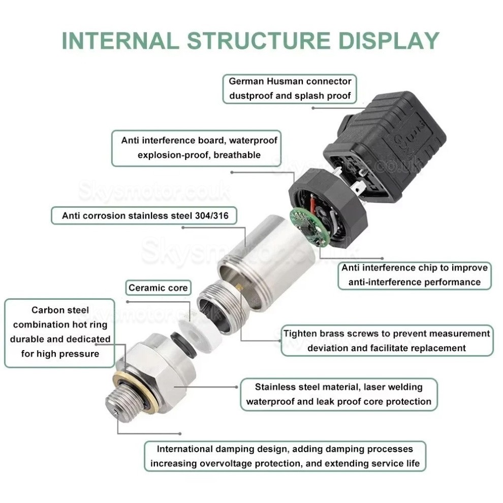 Industry Hydraulic Pressure Sensor PT-719 Pressure Transmitter 0-10V 4-20mA IP65 Industry Hydraulic Pressure Sensor PT-719 Pressure Transmitter 0-10V 4-20mA IP65