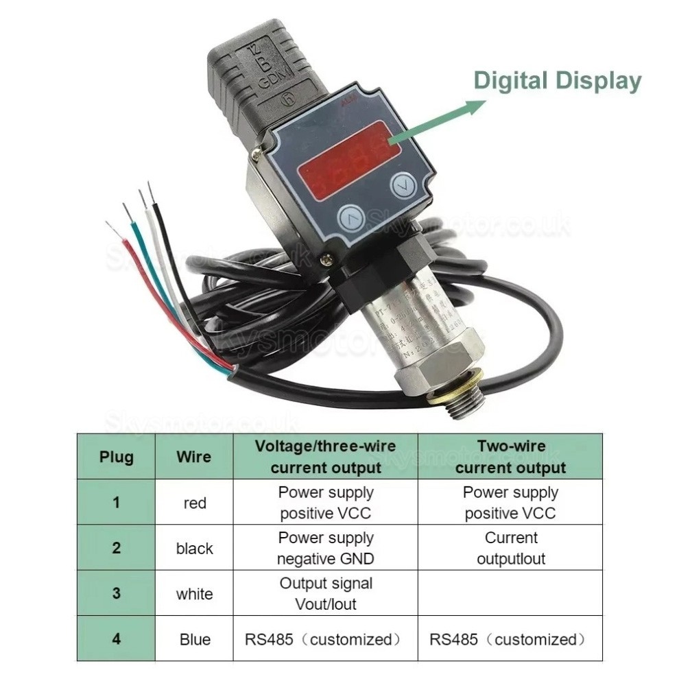 Industry Hydraulic Pressure Sensor PT-719 Pressure Transmitter 0-10V 4-20mA IP65 Industry Hydraulic Pressure Sensor PT-719 Pressure Transmitter 0-10V 4-20mA IP65